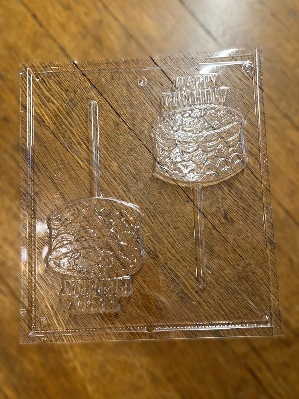 Cake Pop Lollipop Molds - Birthday Cake, Rose, & Tulip Shapes